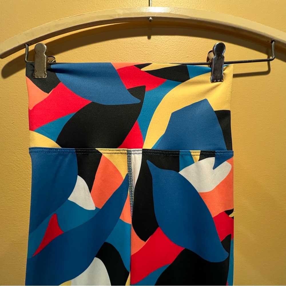 BEACH RIOT Sport Piper Leggings In Primary Mod High Rise Size XS Yoga Athleisure - Picture 8 of 15